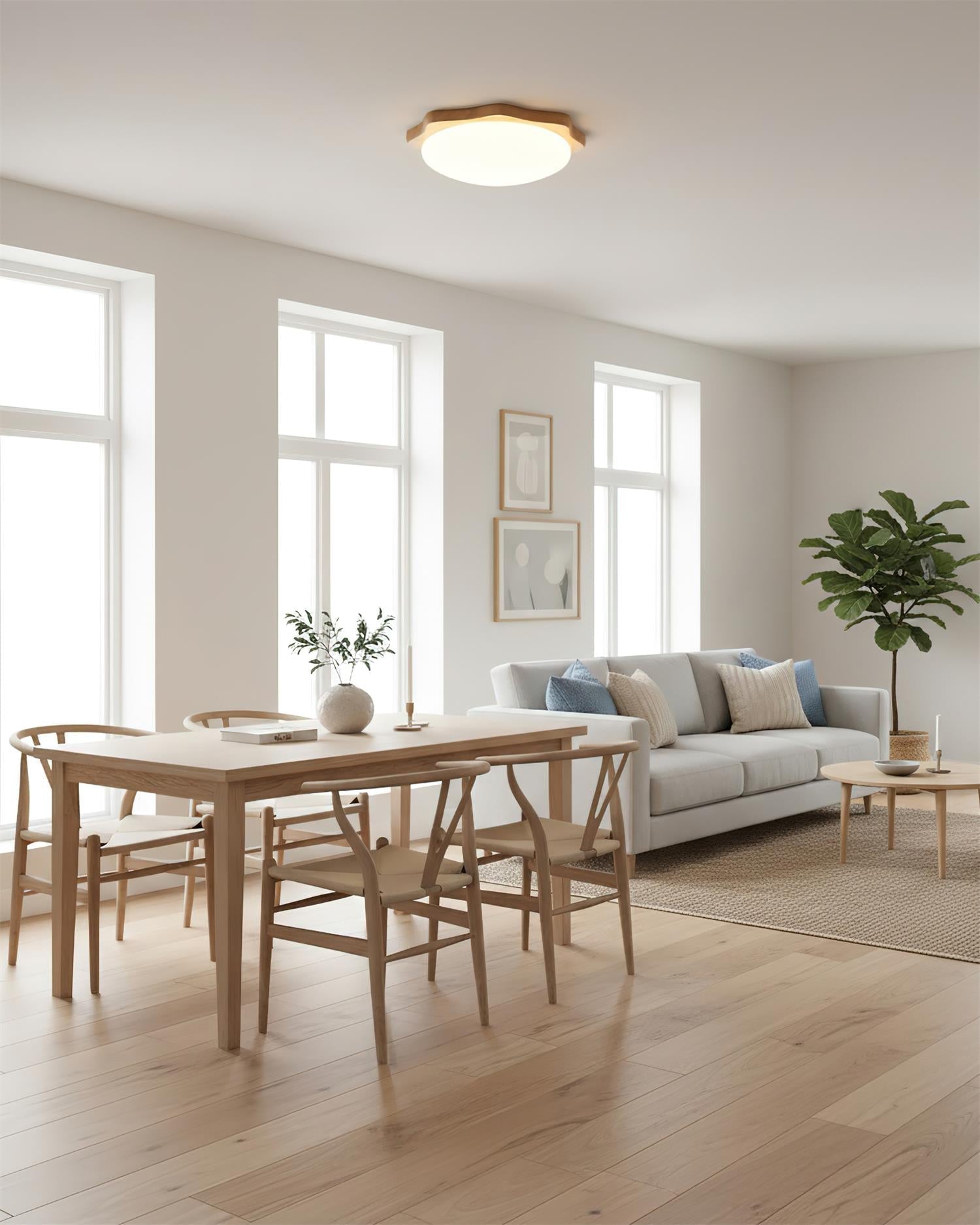 Ainsley Wood Ceiling Lamp