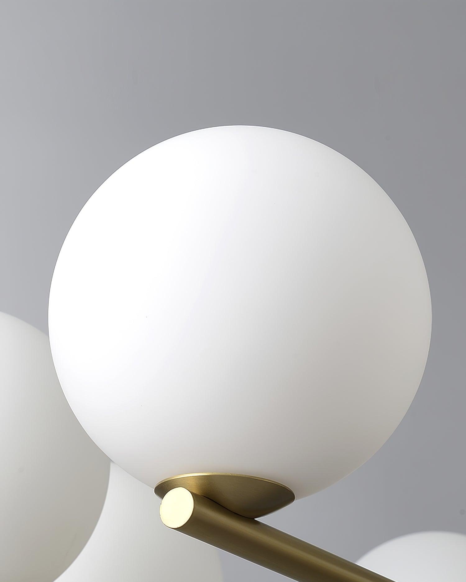 Covynel Mid-Century Brass Chandelier-Neutral Decor