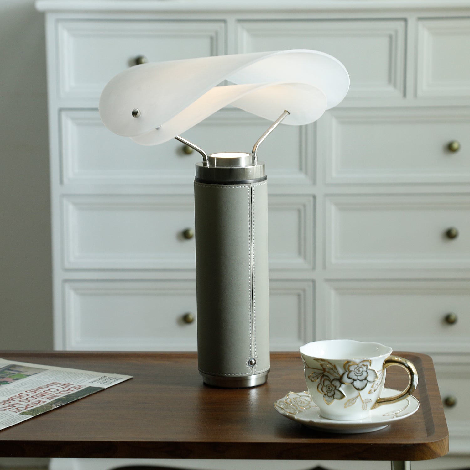 Inorielis Sculptural Travertine Table Lamp-Neutral Decor