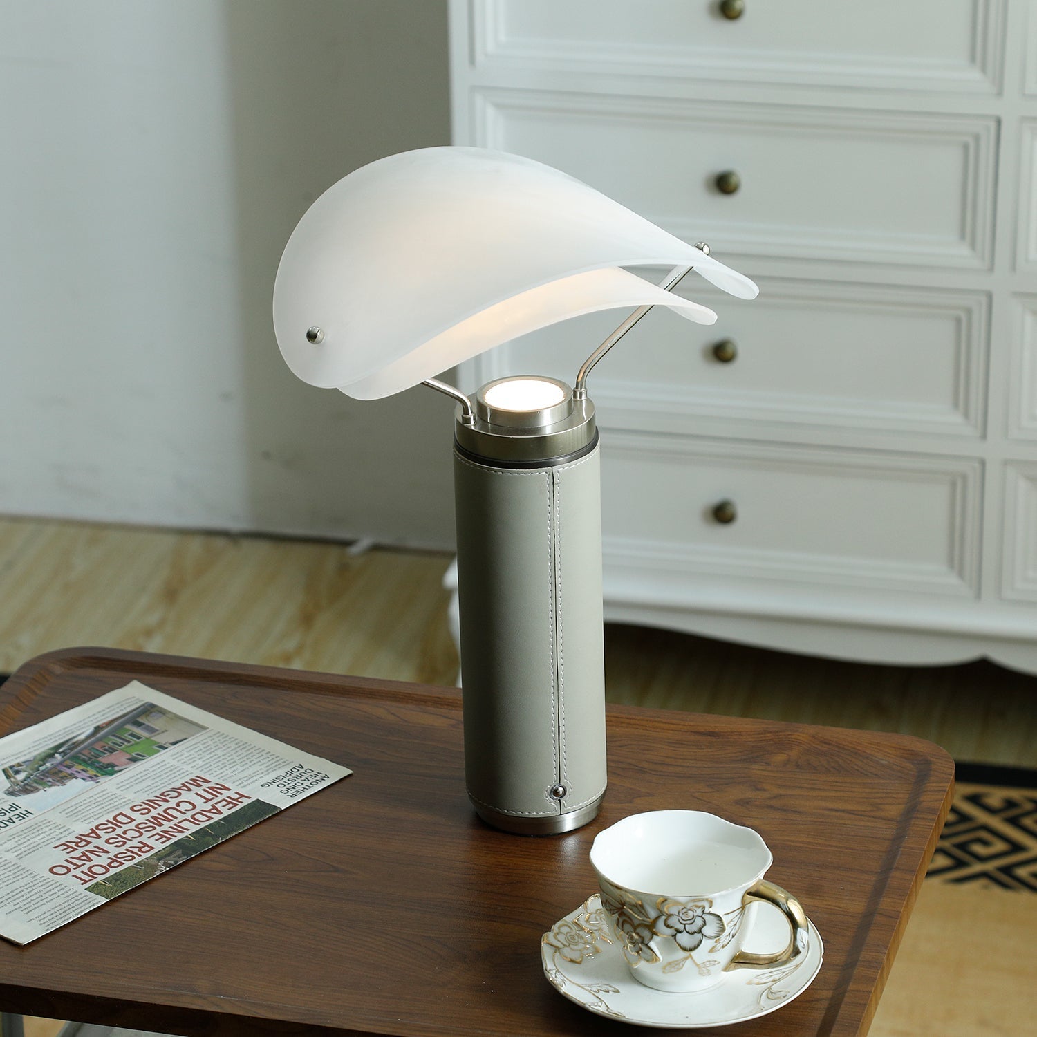 Inorielis Sculptural Travertine Table Lamp-Neutral Decor