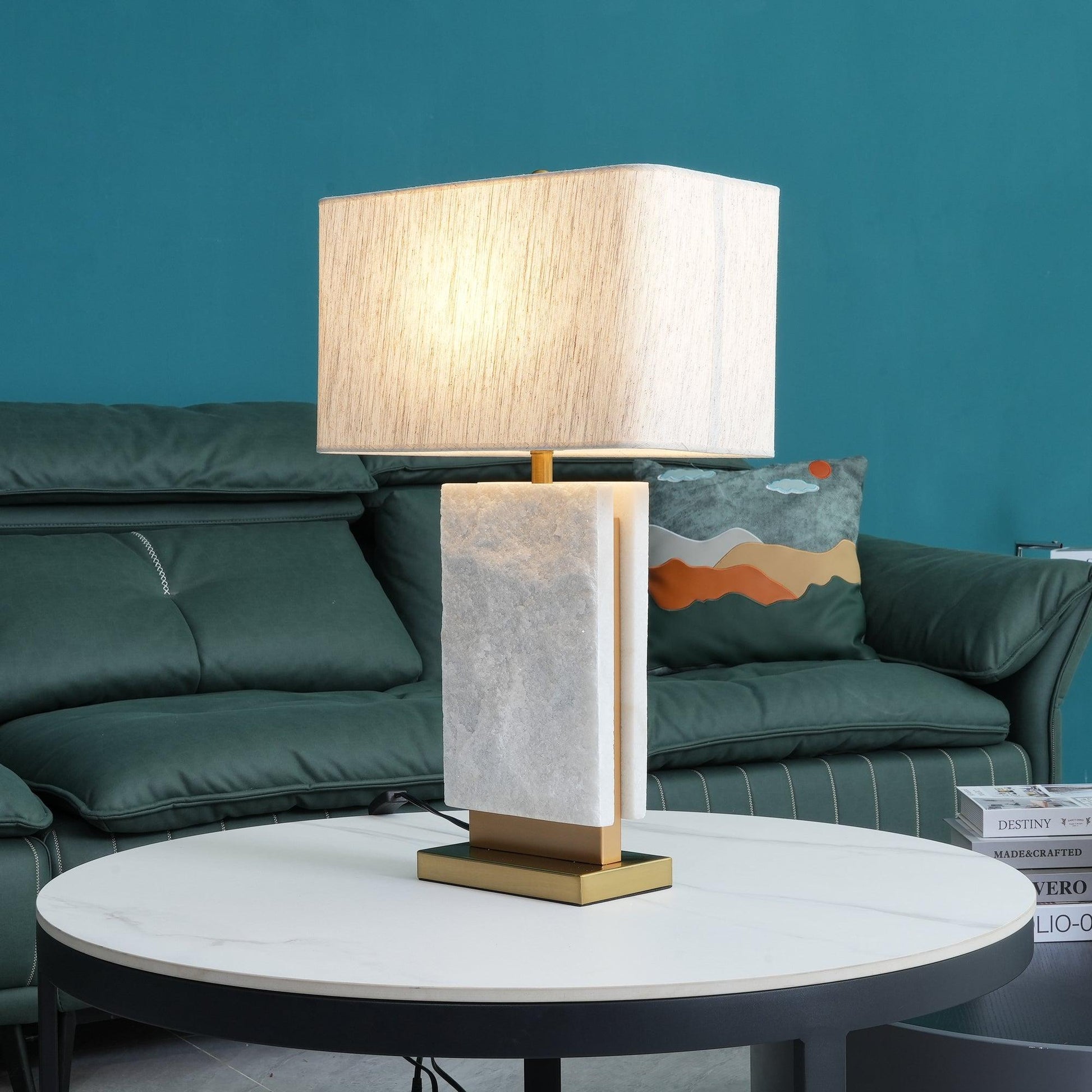 Savanah Modern Table Lamp-Neutral Decor