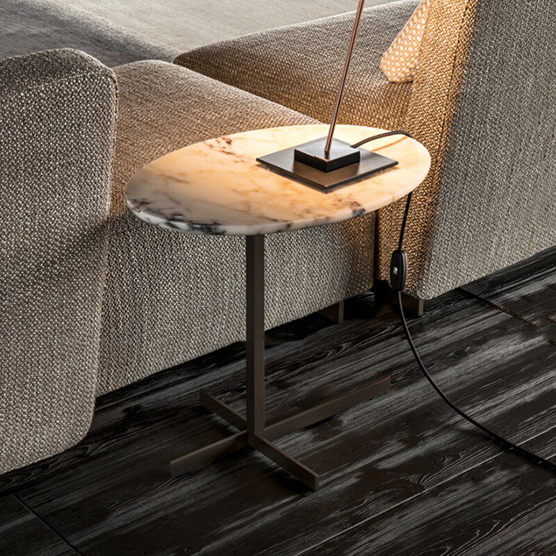 Tolvy Accent Side Table-Neutral Decor