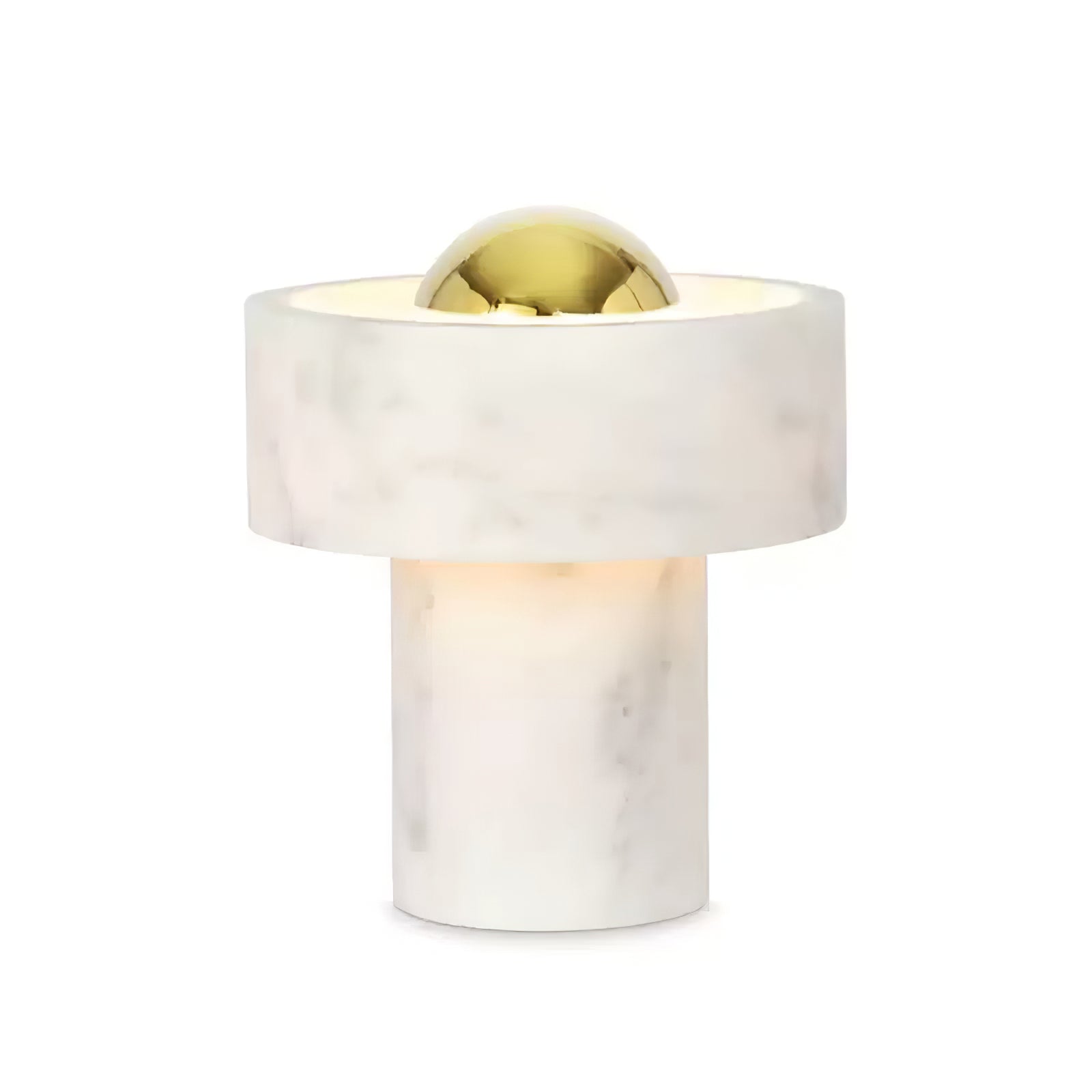 Luxor Marble Aura Table Lamp-Neutral Decor