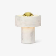 Luxor Marble Aura Table Lamp-Neutral Decor