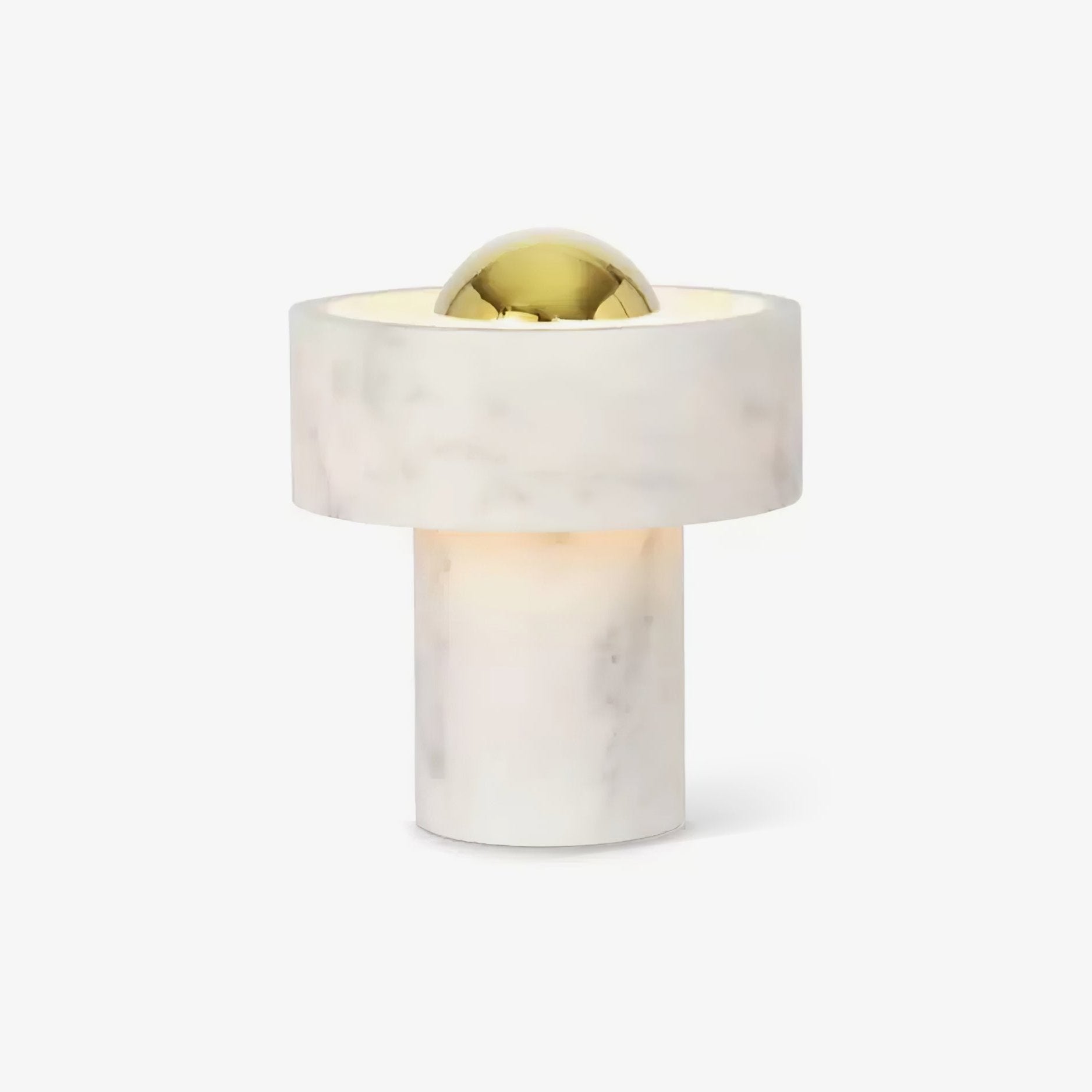 Luxor Marble Aura Table Lamp-Neutral Decor
