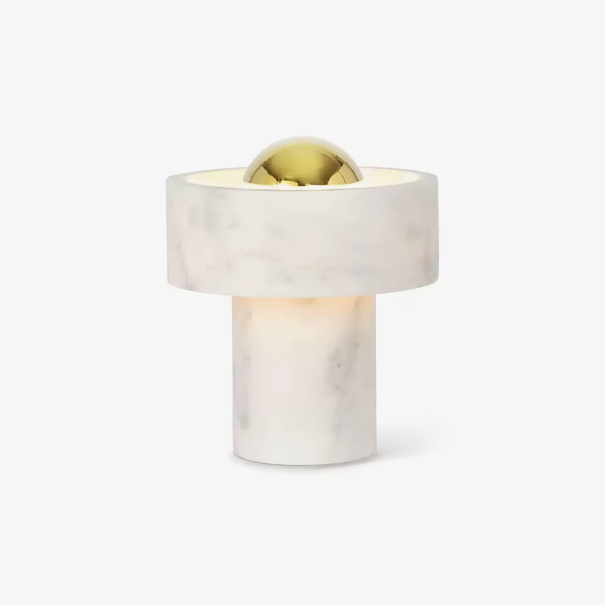 Luxor Marble Aura Table Lamp-Neutral Decor