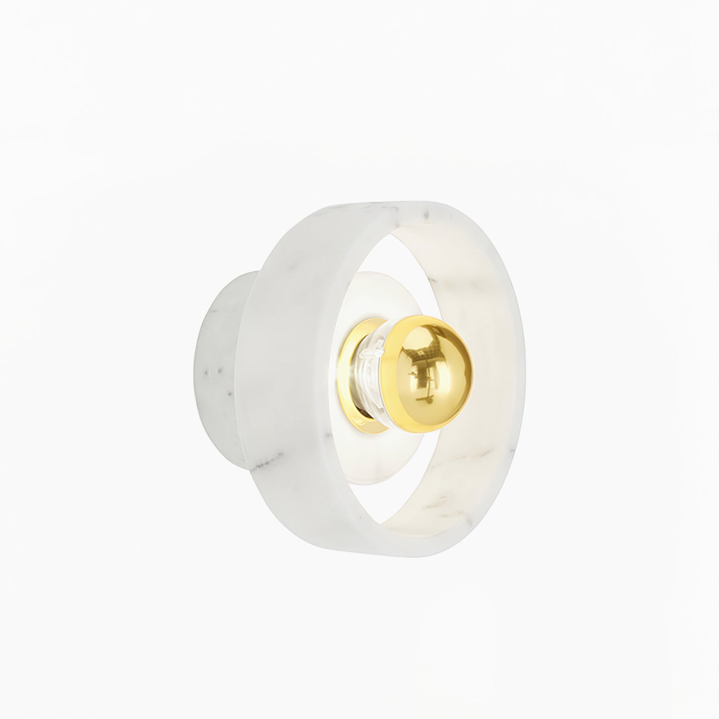 Aurvelora Premium Nordic Art Aura Marble Wall Lamp-Neutral Decor