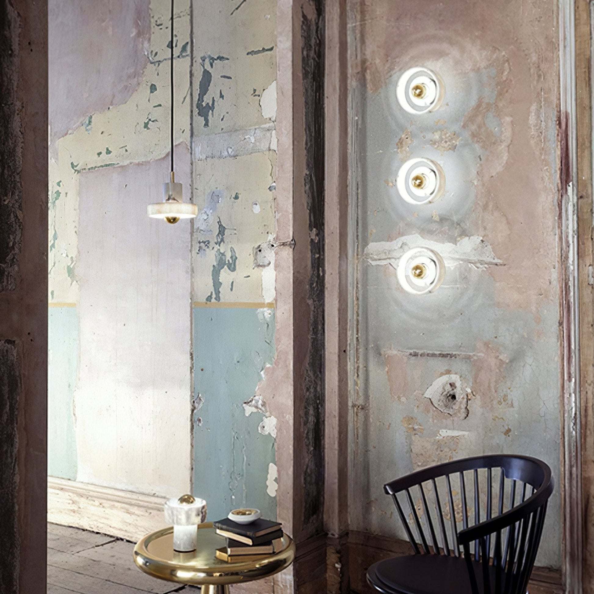 Aurvelora Premium Nordic Art Aura Marble Wall Lamp-Neutral Decor