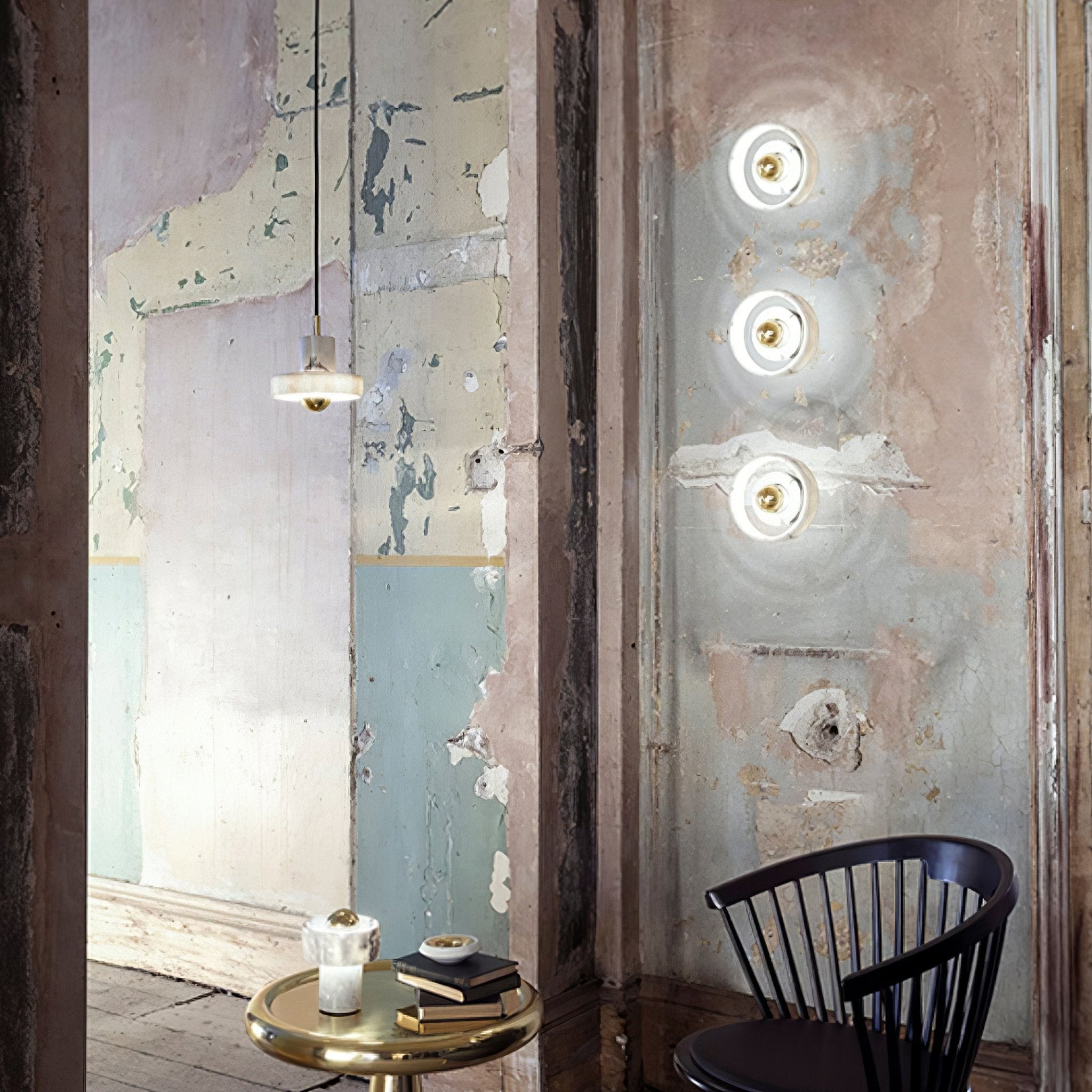 Aurvelora Premium Nordic Art Aura Marble Wall Lamp-Neutral Decor