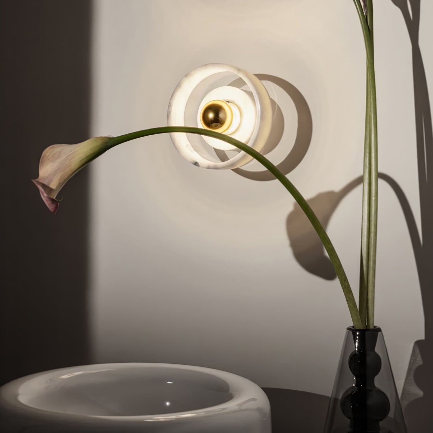 Aurvelora Premium Nordic Art Aura Marble Wall Lamp-Neutral Decor