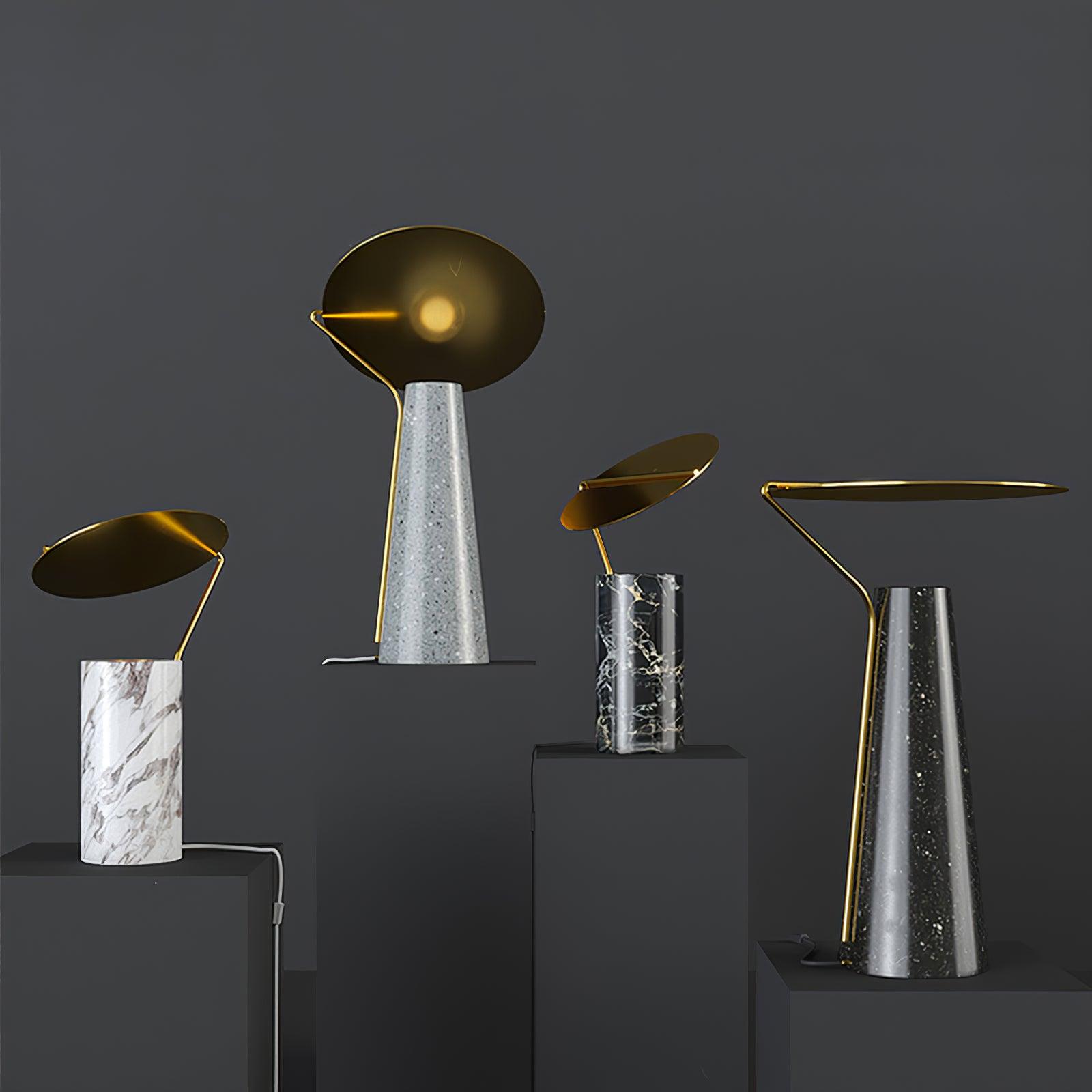Lumos Marble Table Lamp-Neutral Decor