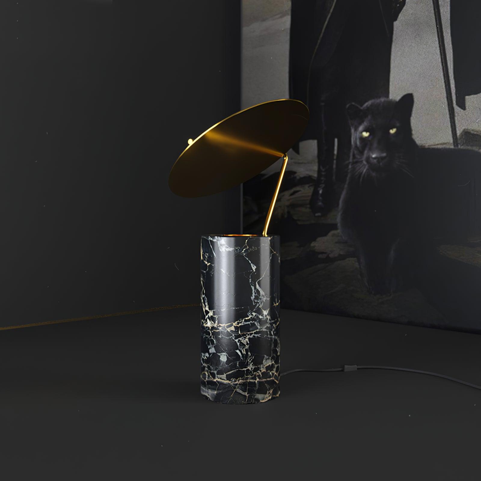 Lumos Marble Table Lamp-Neutral Decor