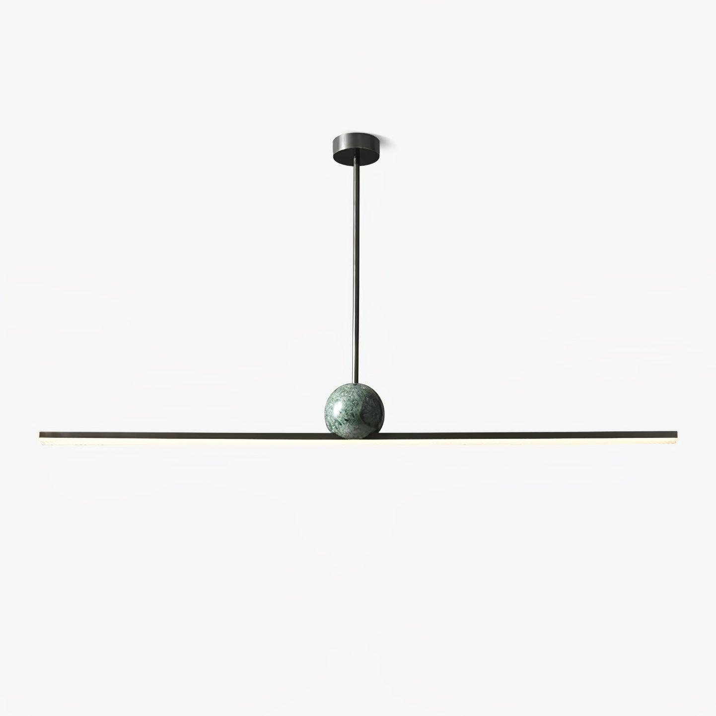 Liora Linear Minimalist Marble Pendant Light-Neutral Decor