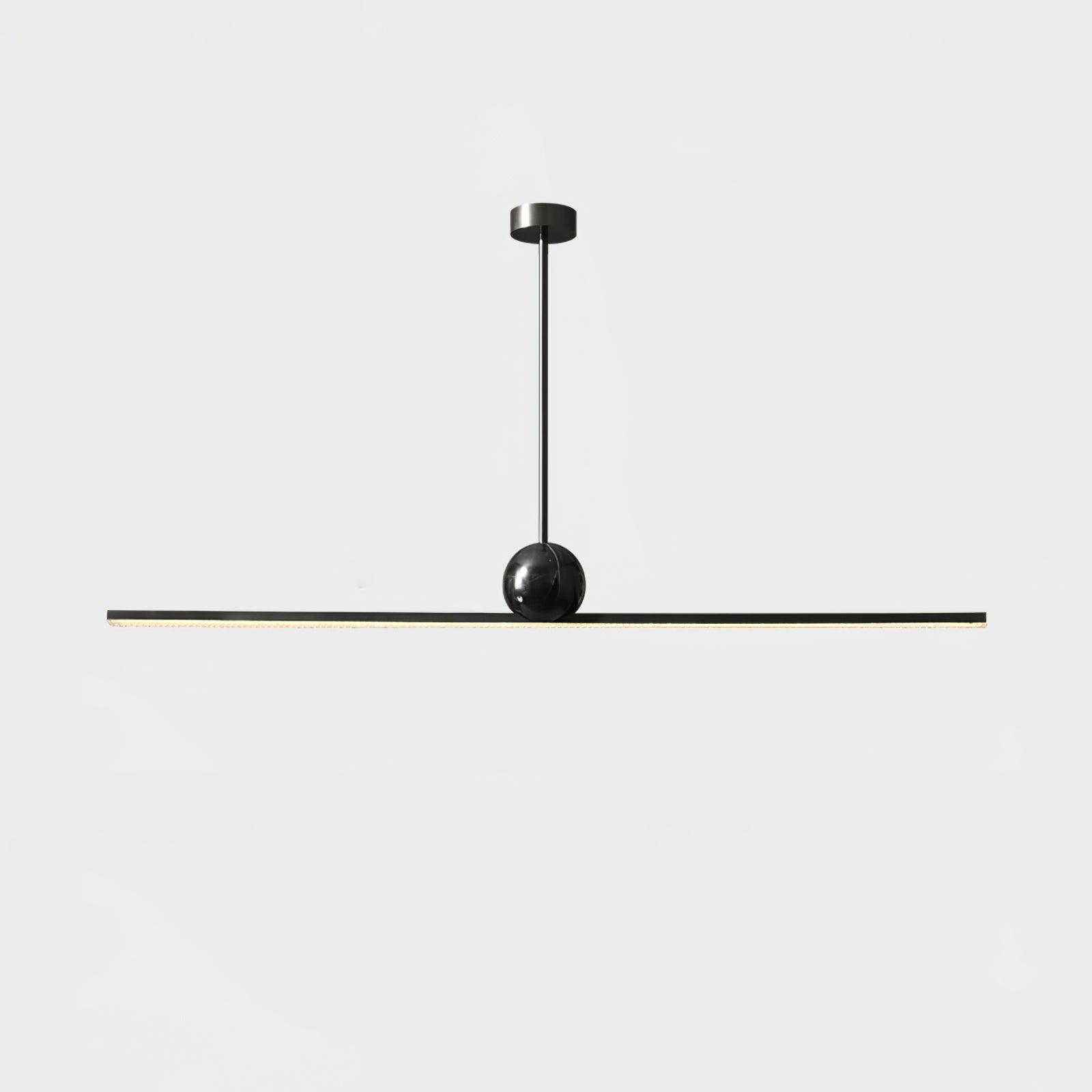 Liora Linear Minimalist Marble Pendant Light-Neutral Decor
