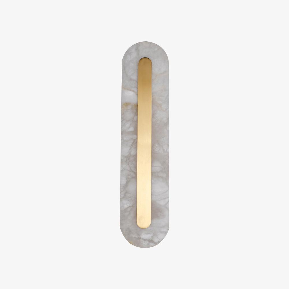 Selvia Minimalist Alabaster Wall Light-Neutral Decor