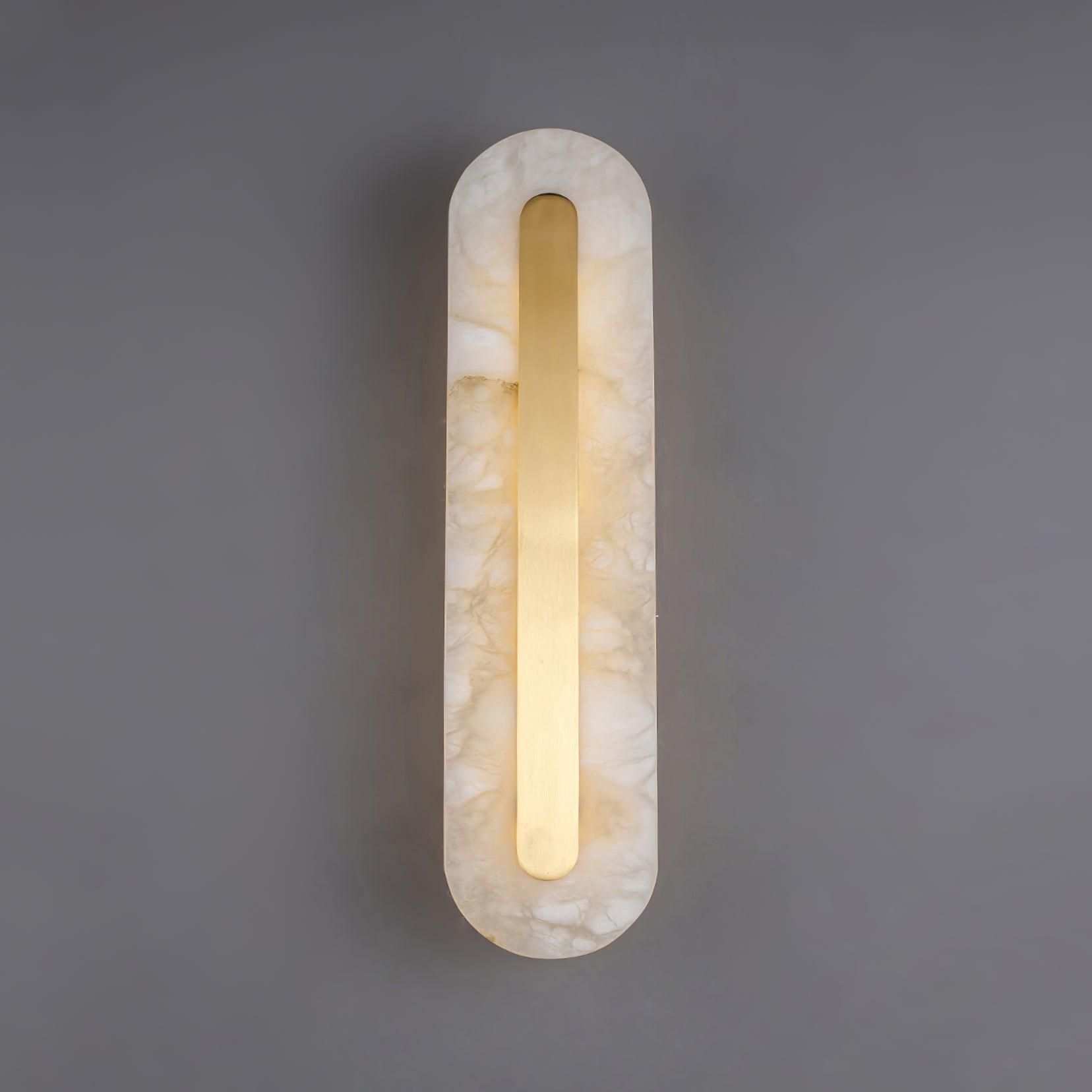 Kristy Alabaster Rounded Wall Lamp