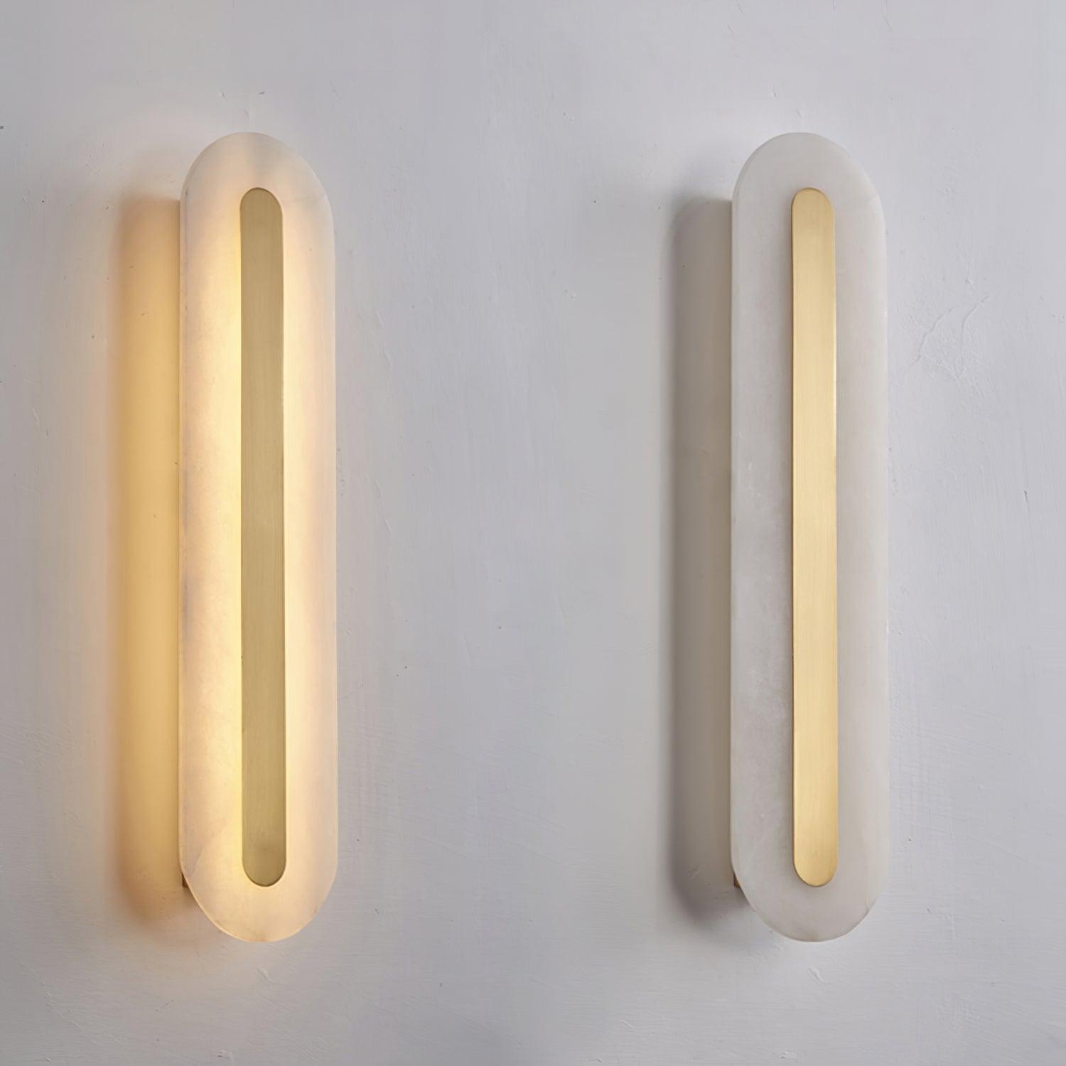 Kristy Alabaster Rounded Wall Lamp