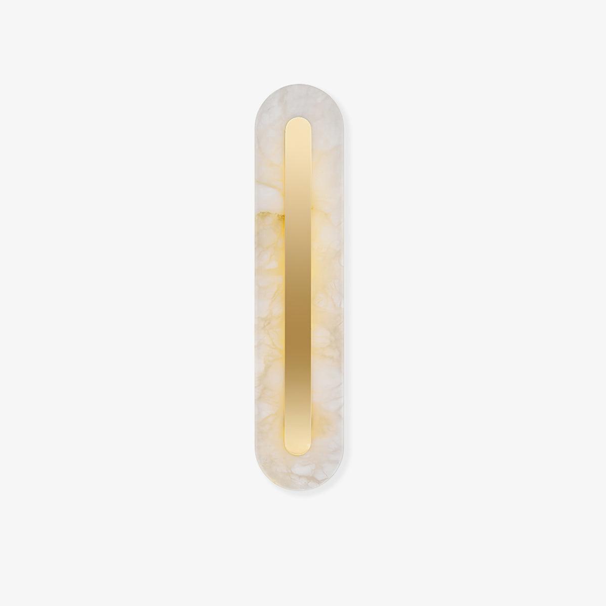 Selvia Minimalist Alabaster Wall Light-Neutral Decor