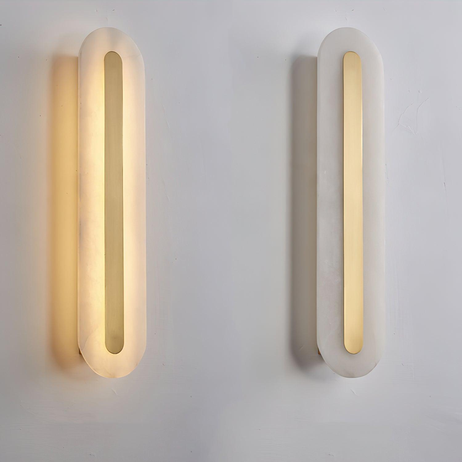 Kristy Alabaster Rounded Wall Lamp