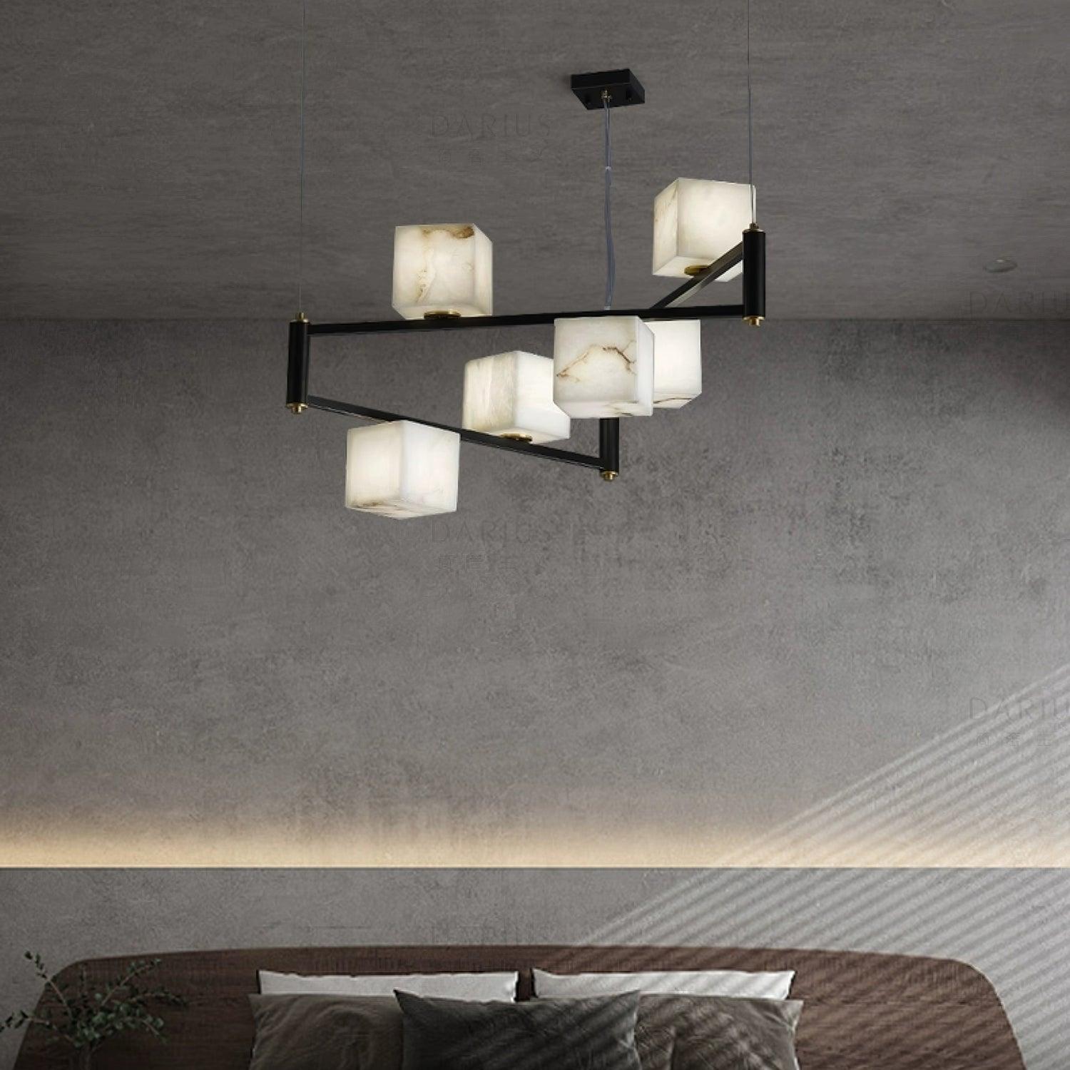 Nena Ciraeor Glass Chandelier-Neutral Decor