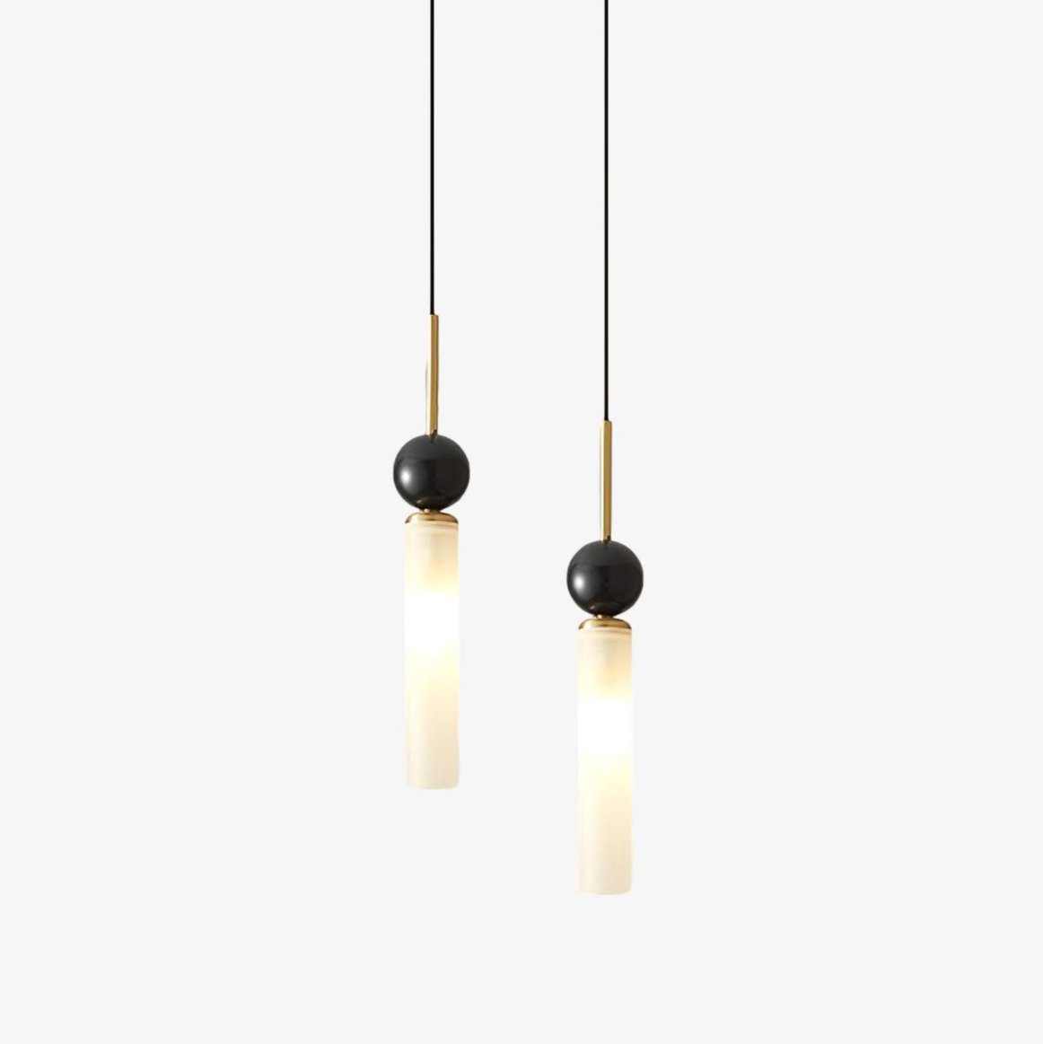Thea Minimalist Marble Pendant Light-Neutral Decor