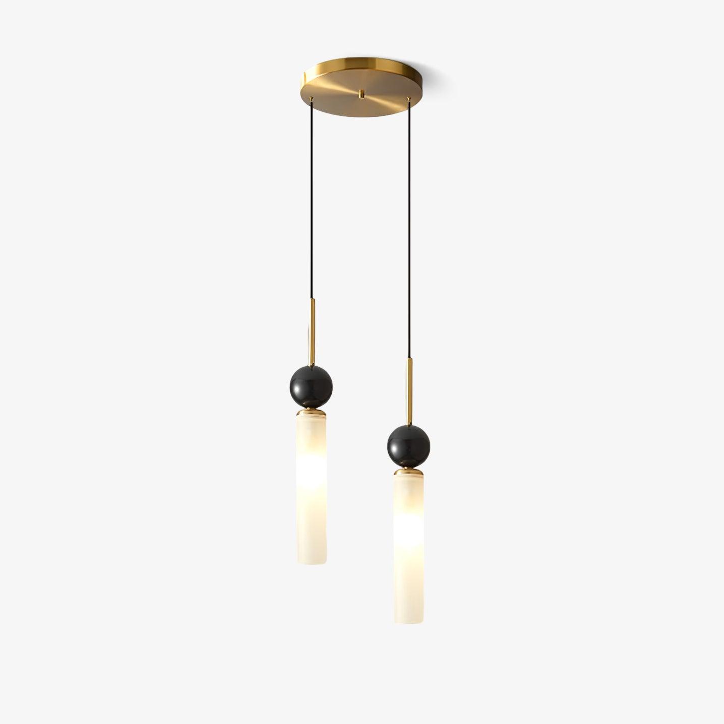 Thea Minimalist Marble Pendant Light-Neutral Decor