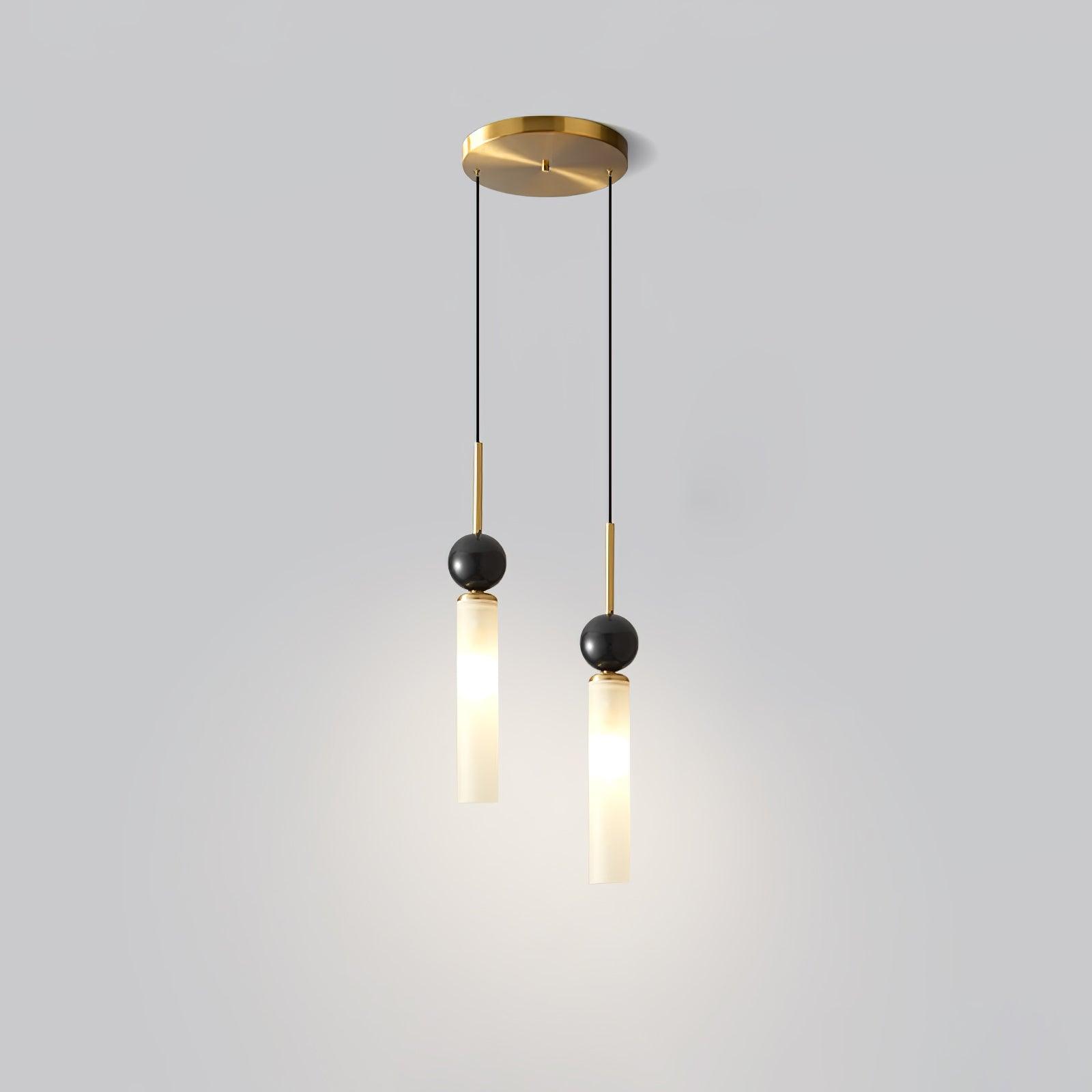 Thea Minimalist Marble Pendant Light-Neutral Decor