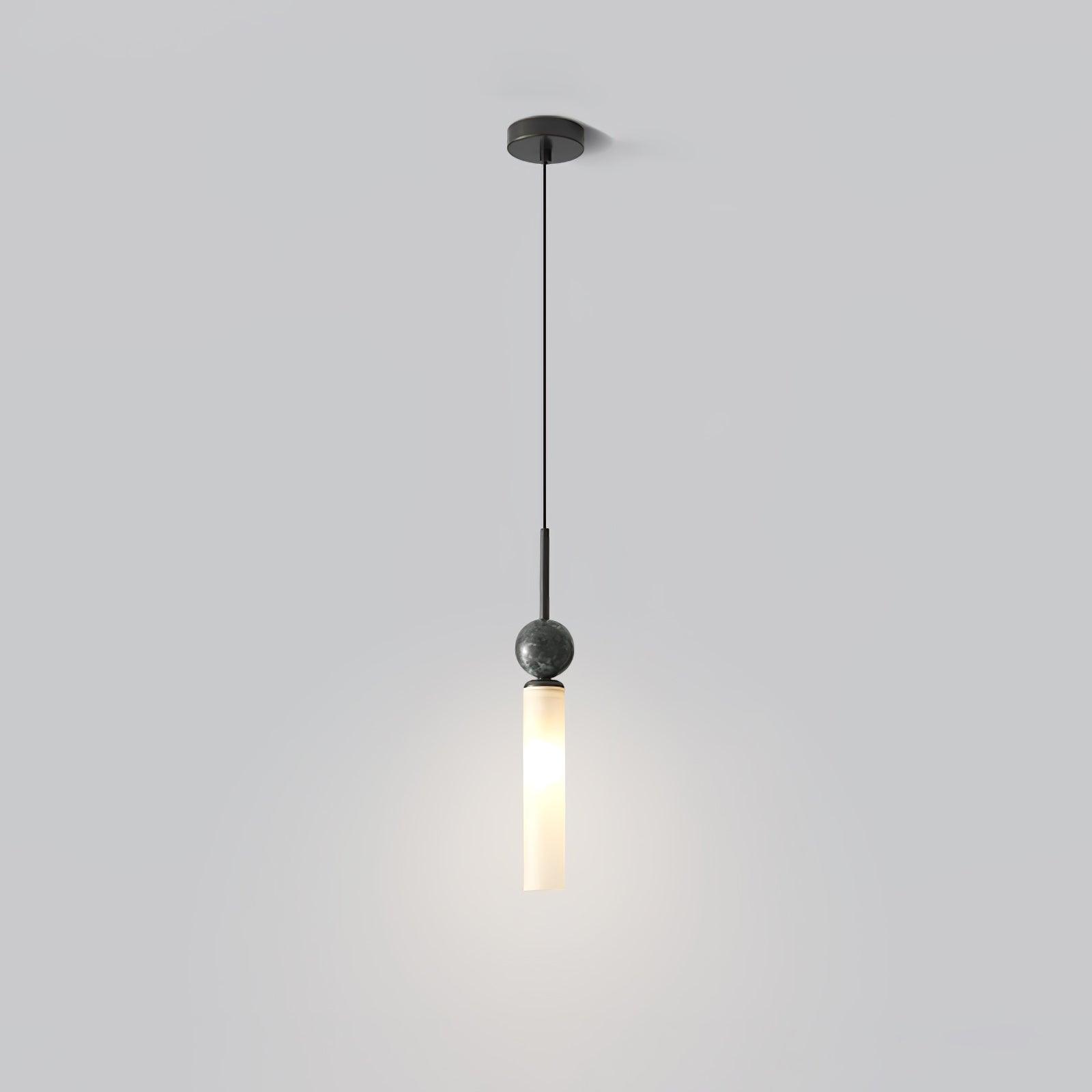 Thea Minimalist Marble Pendant Light-Neutral Decor