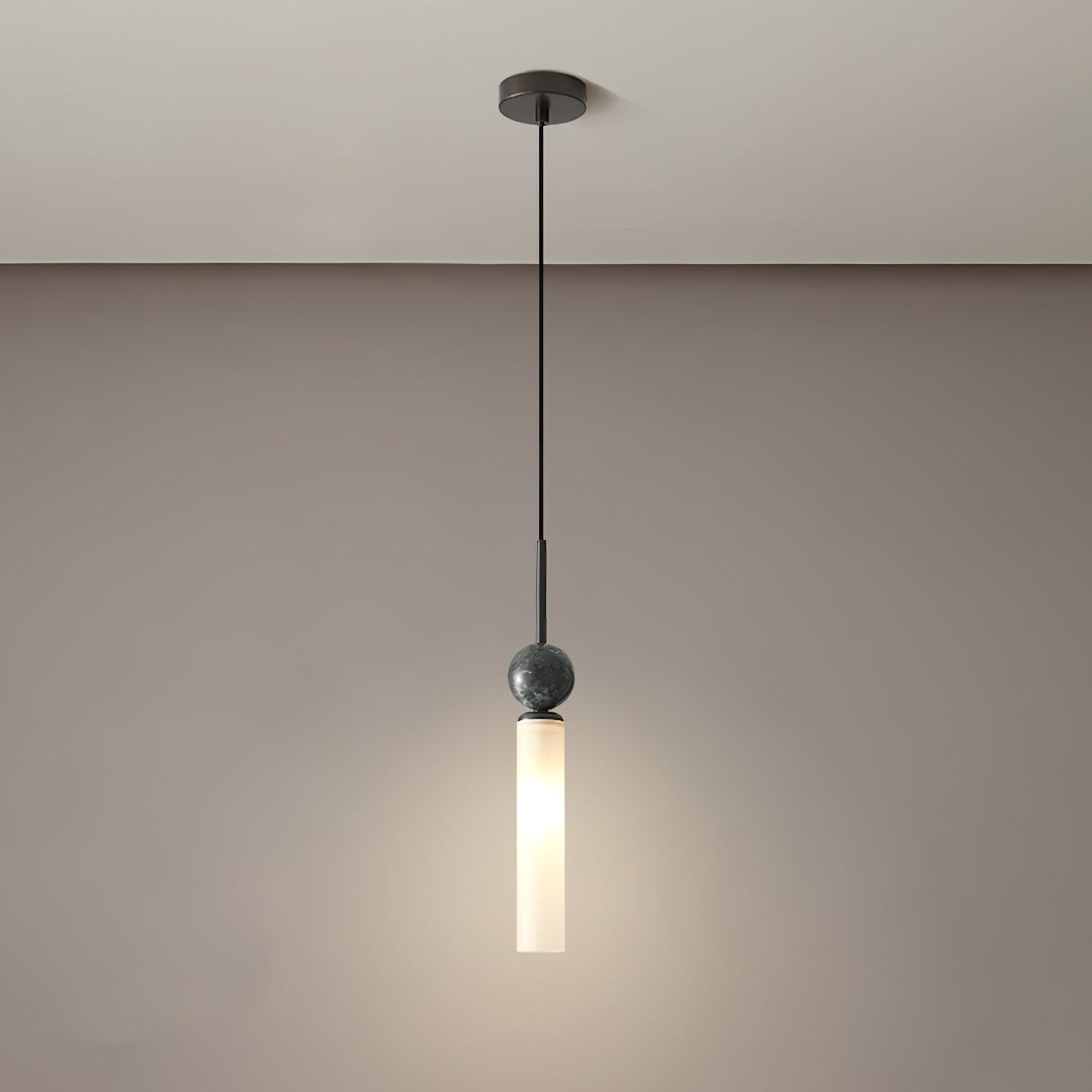 Thea Minimalist Marble Pendant Light-Neutral Decor