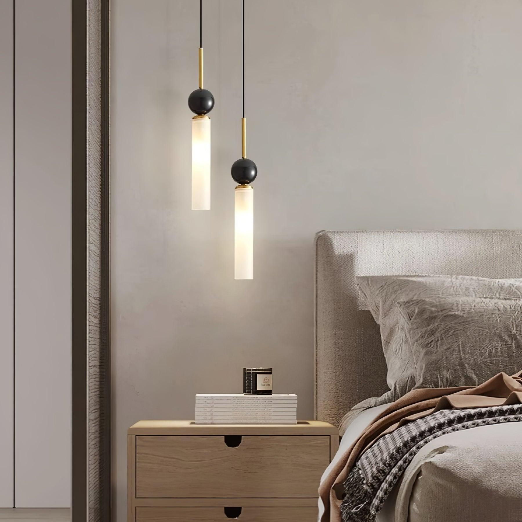 Thea Minimalist Marble Pendant Light-Neutral Decor