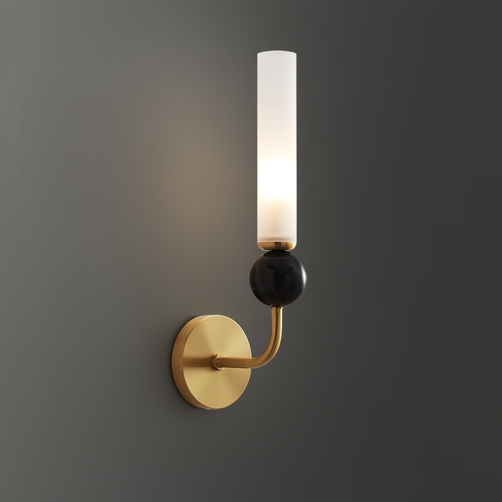 Dulane Modern Minimalist Vertical Marble Wall Lamp-Neutral Decor
