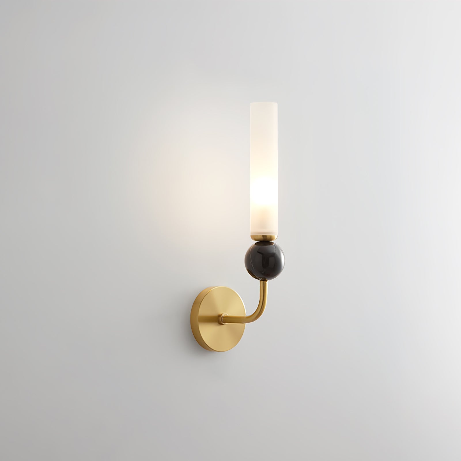 Dulane Modern Minimalist Vertical Marble Wall Lamp-Neutral Decor
