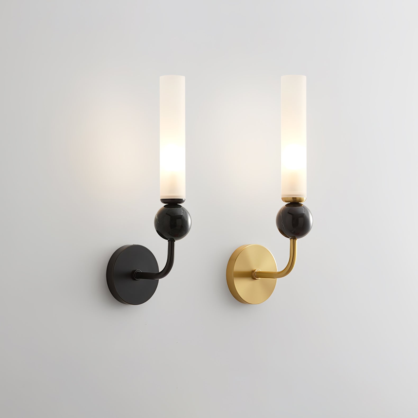 Dulane Modern Minimalist Vertical Marble Wall Lamp-Neutral Decor
