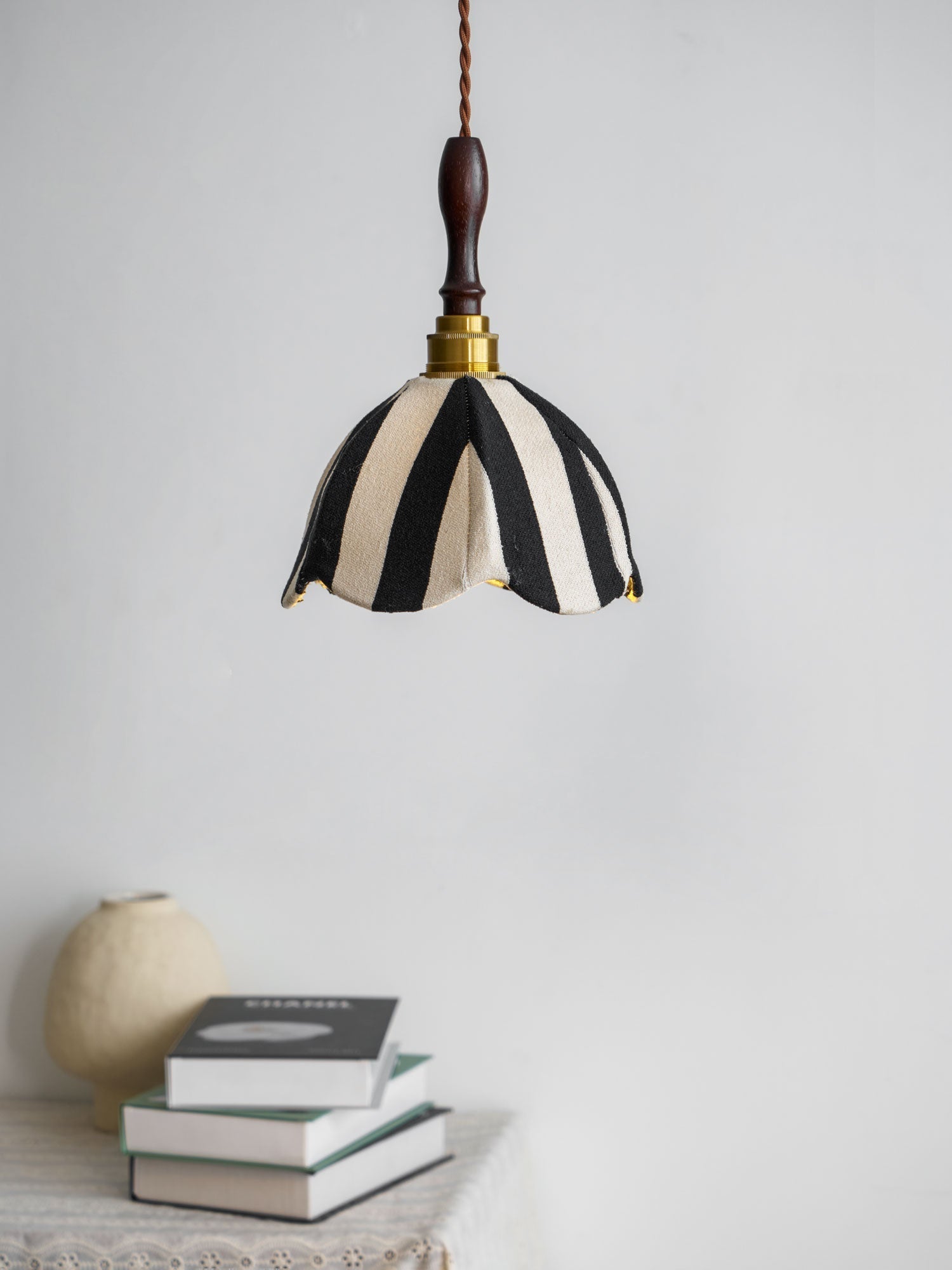 Isolder Fabric Pendant Light-Neutral Decor