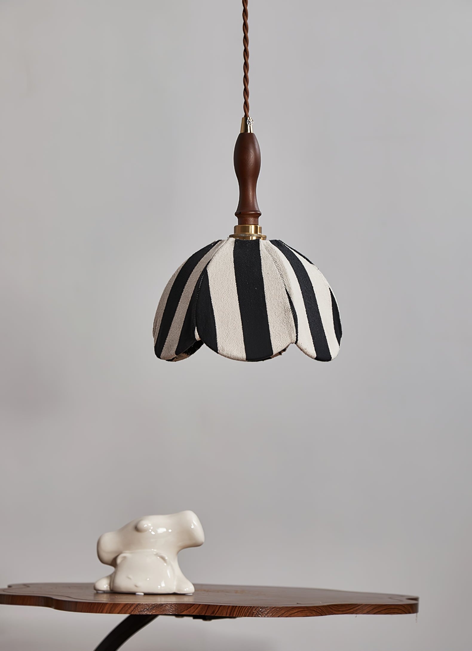 Isolder Fabric Pendant Light-Neutral Decor