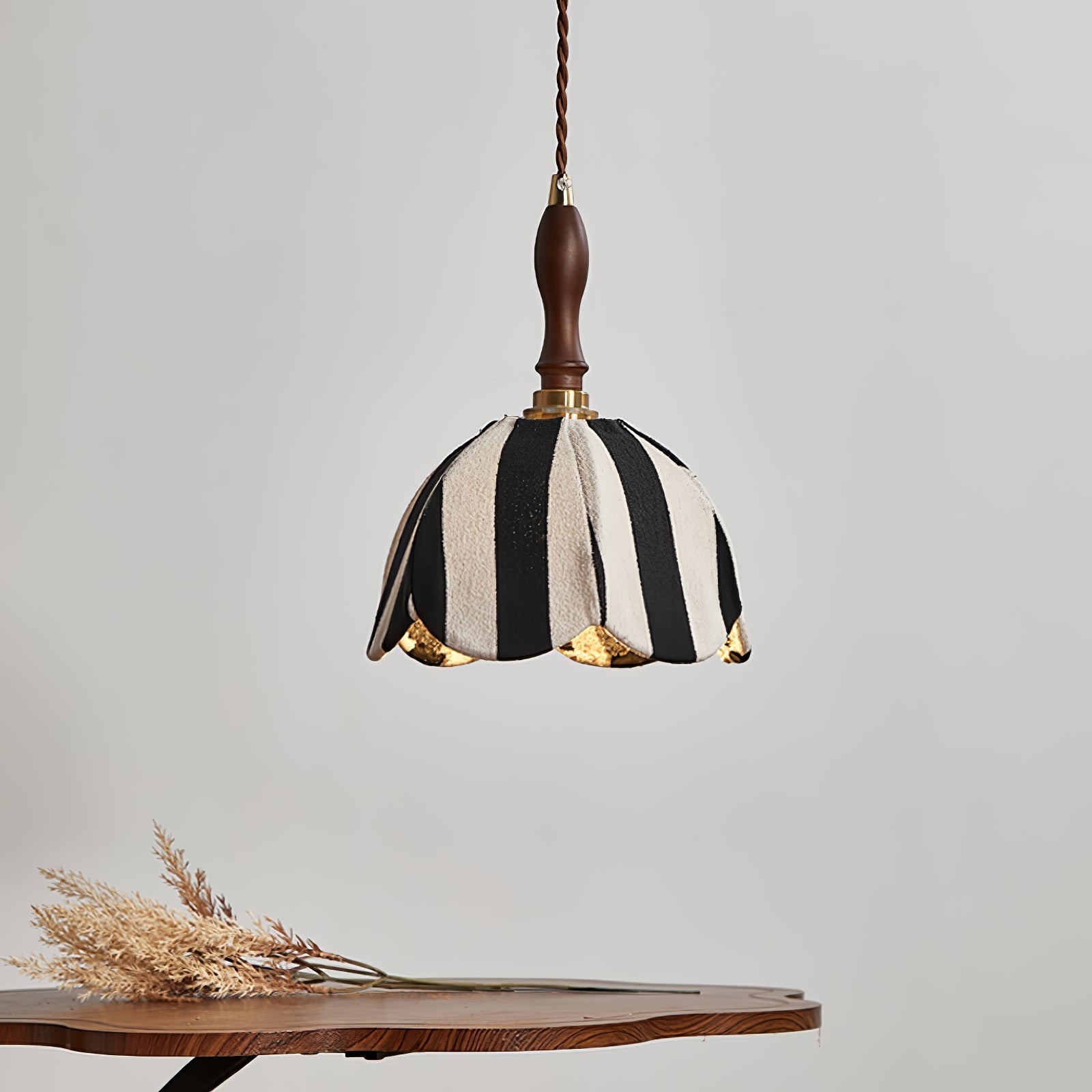 Isolder Fabric Pendant Light-Neutral Decor