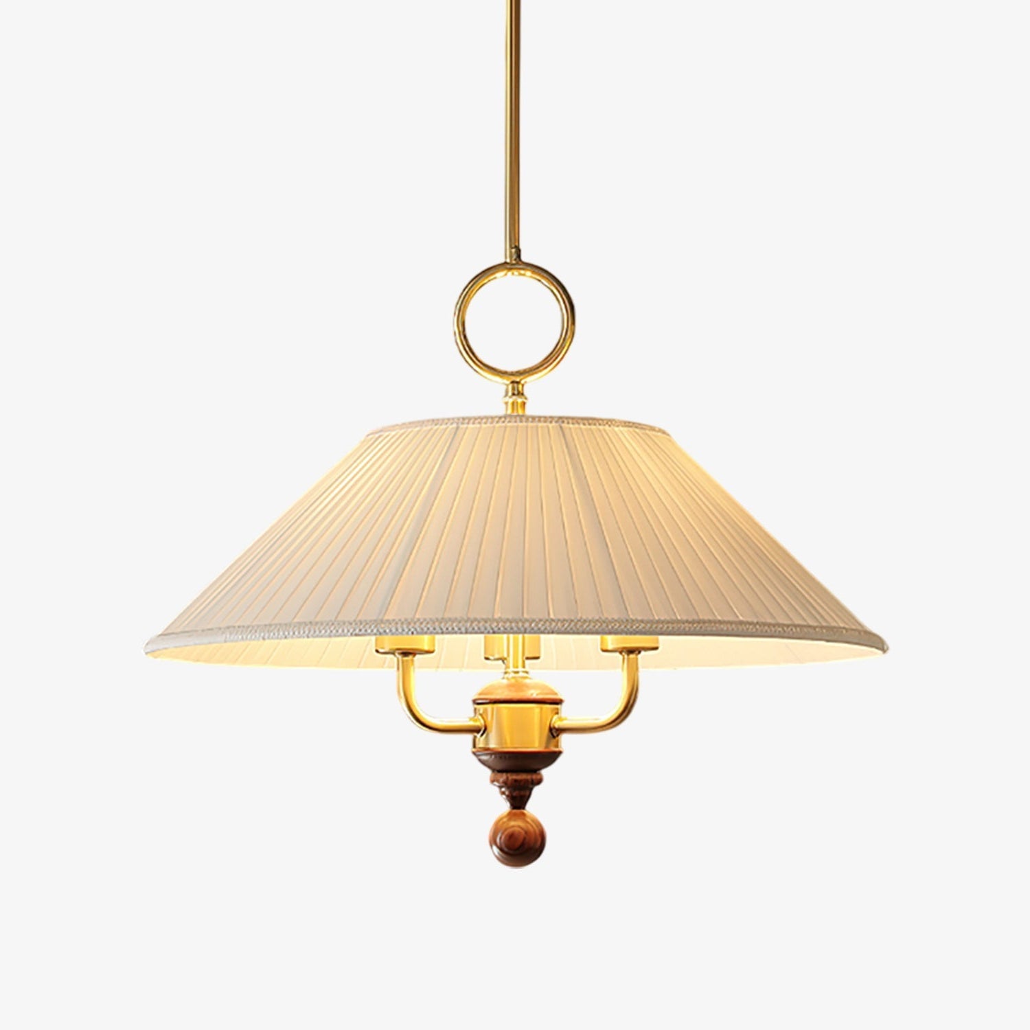 Xylren Pleated Pendant Light-Neutral Decor