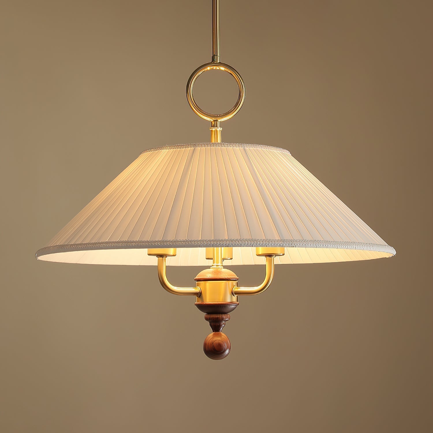 Xylren Pleated Pendant Light-Neutral Decor