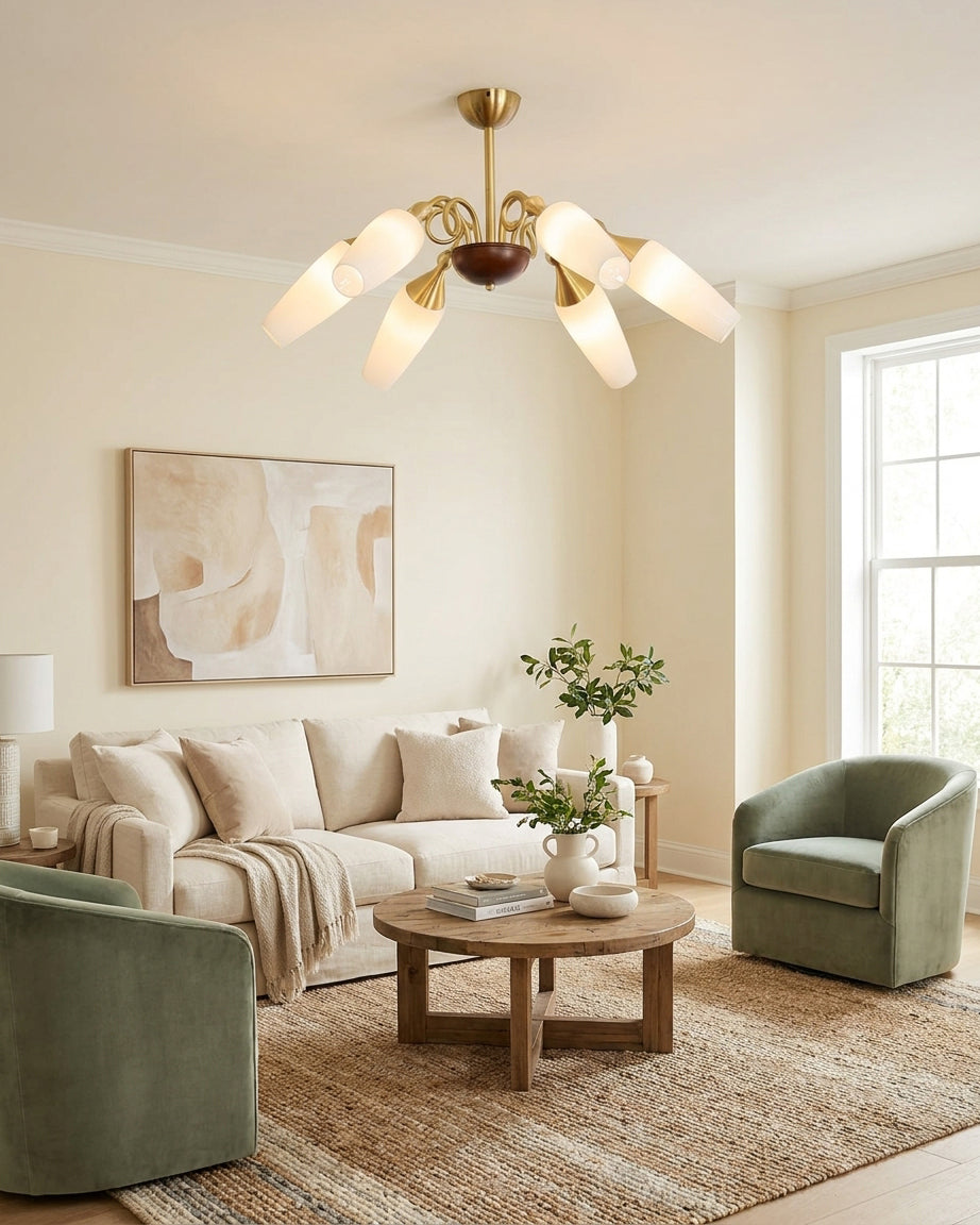 Lucienne Brass Chandelier