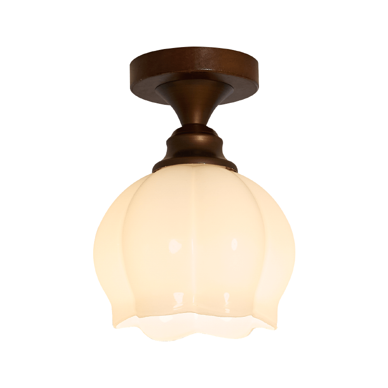 Alveneth Premium Nordic Art Glass Ceiling Lamp-Neutral Decor