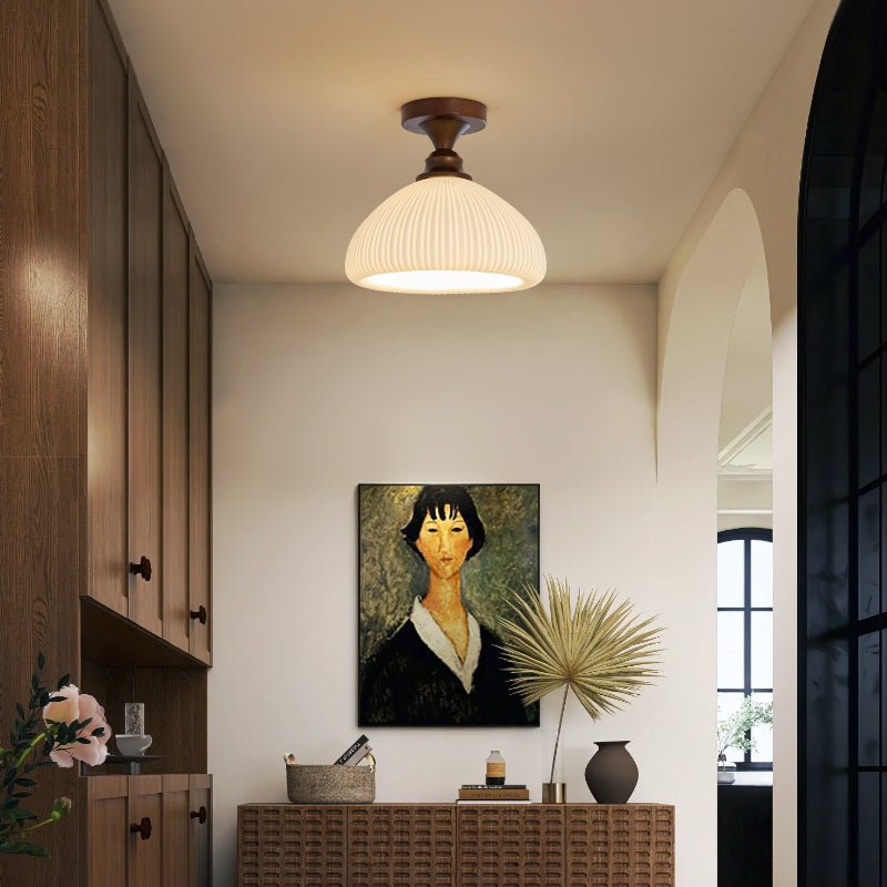 Alveneth Premium Nordic Art Glass Ceiling Lamp-Neutral Decor