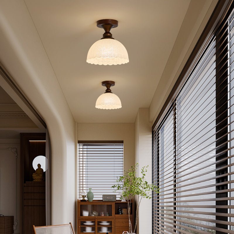 Alveneth Premium Nordic Art Glass Ceiling Lamp-Neutral Decor