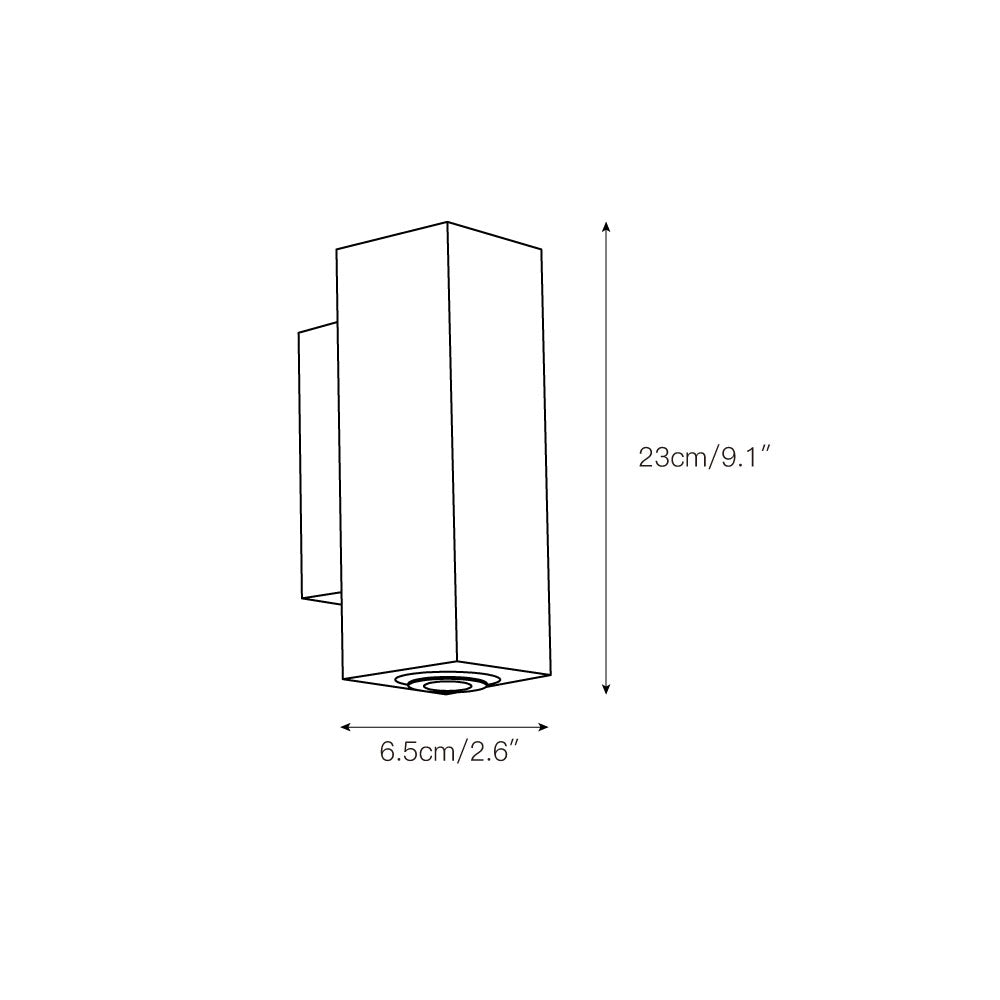Lyra Travertine Wall Lamp