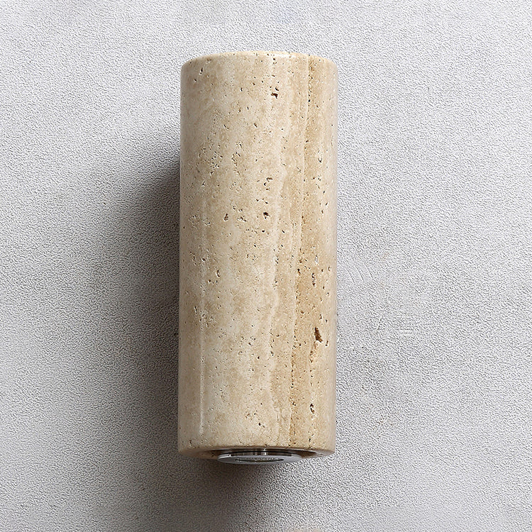 Lyra Travertine Wall Lamp