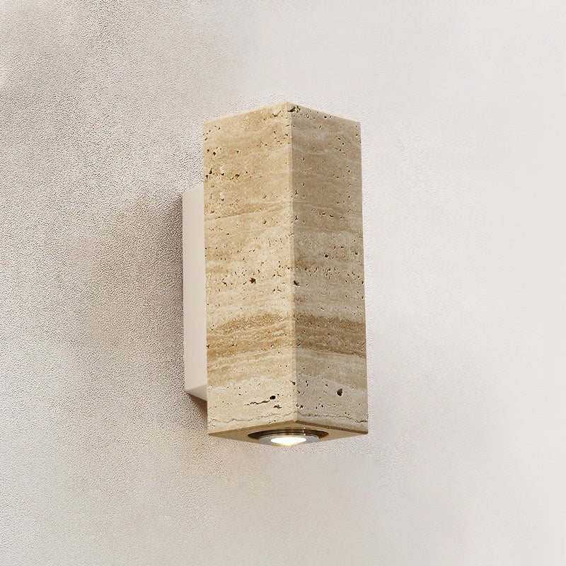 Lyra Travertine Wall Lamp