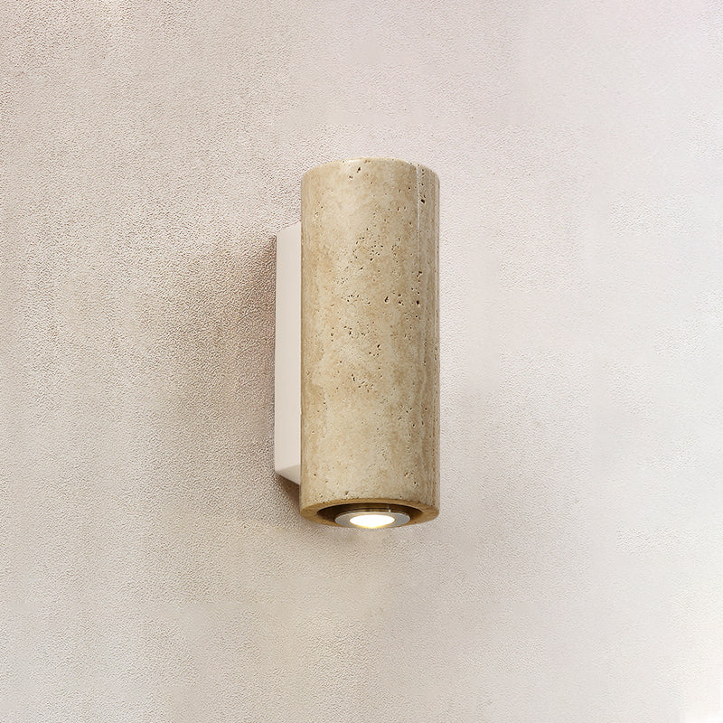 Lyra Travertine Wall Lamp