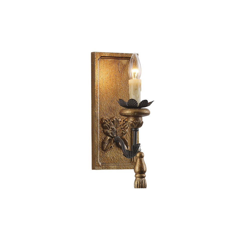 Lydorira Vintage Elegance Wood Wall Lamp-Neutral Decor