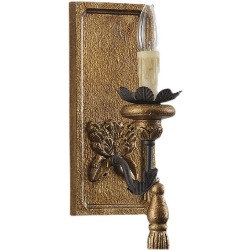 Lydorira Vintage Elegance Wood Wall Lamp-Neutral Decor