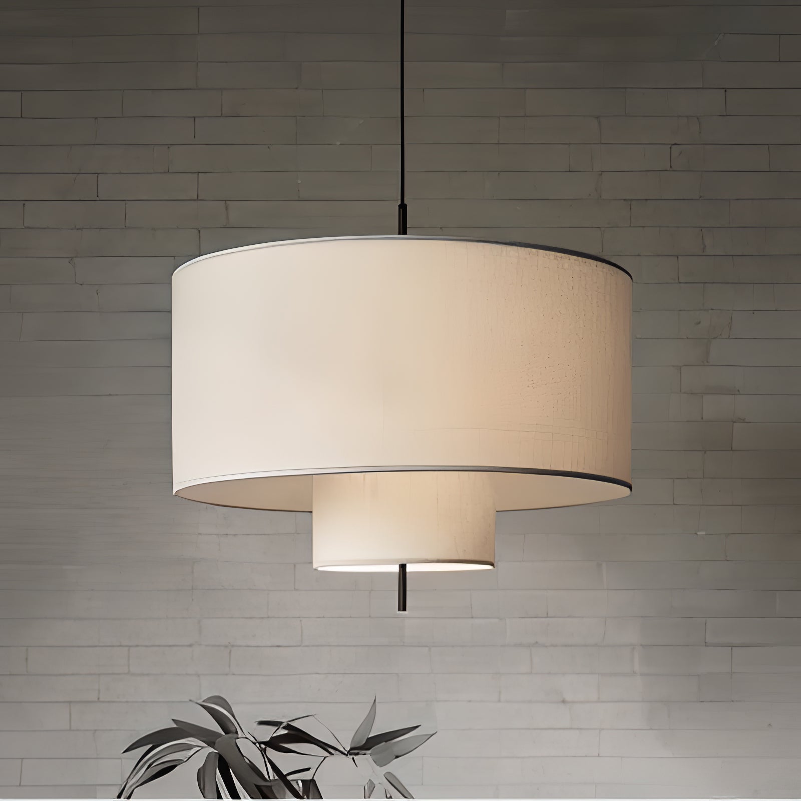 Ulphaa Modern Minimalist Fabric Pendant Lamp-Neutral Decor