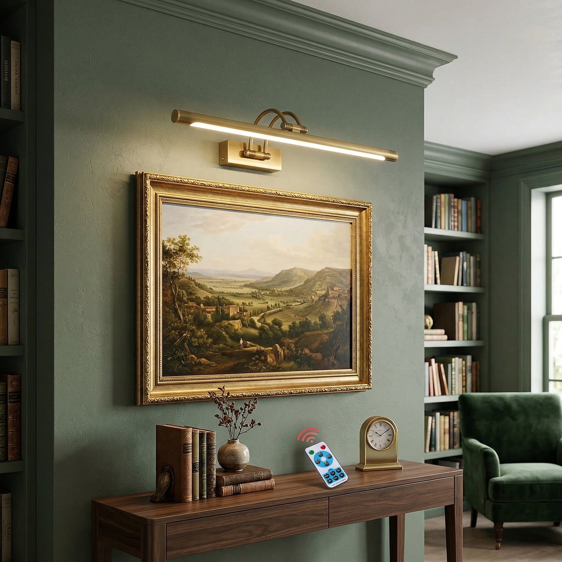 Size comparison of the available lengths for the Alton wall lamp.